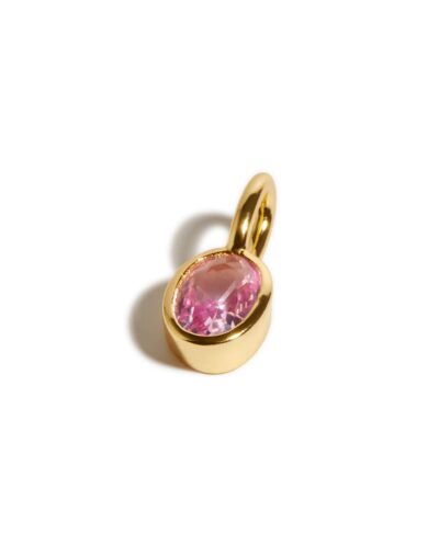 Pendentif pierre rose