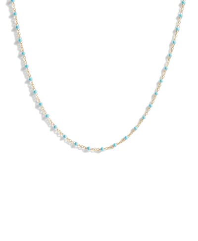 Enamel satellite chain – turquoise