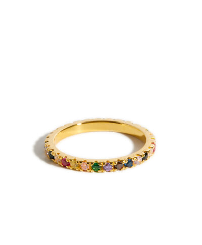 Bague Myriam arc-en-ciel