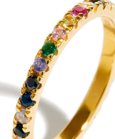 Bague Myriam arc-en-ciel